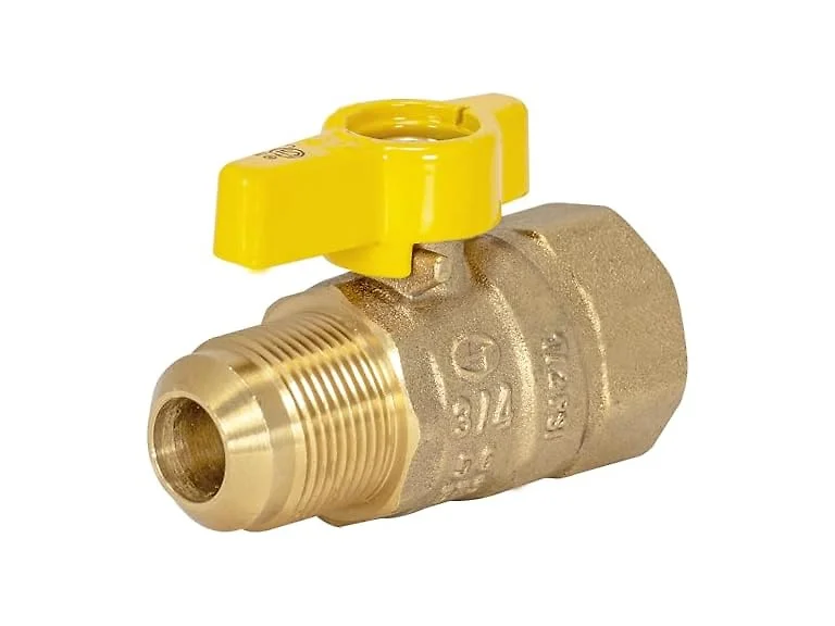 Eastman Brass Gas Ball Valve, 3/4 in