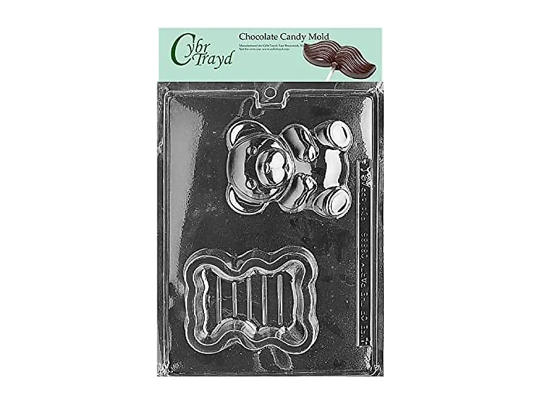 Teddy Bear Pour Box Chocolate Candy Mold