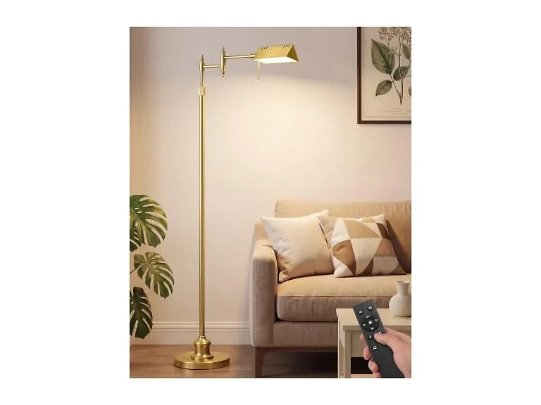 Bairth Gold Reading Floor Lamp