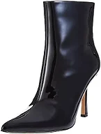 The Drop Women's Gail Heeled Ankle Boot Black Patent, 7.5