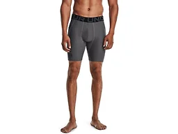 Small UA Men's Heat Gear Armour Shorts Carbon Heather /