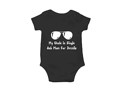 CBTwear (Newborn) My Uncle Single Ask Bodysuit