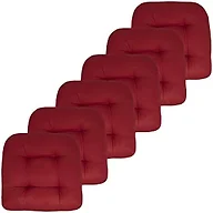 Sweet Home Collection SHC-PATIO-RED-6PK 6-Pack Rever