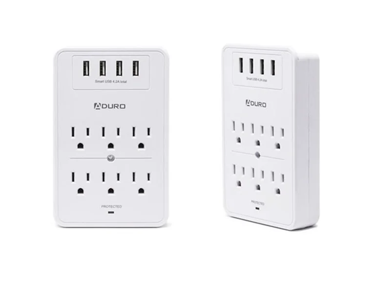 Aduro Surge Multi Charging Station 6 Outlets & 4 USB Ports