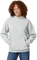 Amazon Essentials Women's Oversized-Fit Fleece Hoodie, Light Grey Heather, Medium