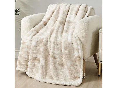 Alaska Sherpa Plush Blanket- Your Choice