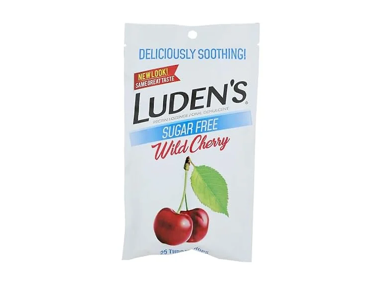 Luden s Soothing Throat Drops Sugar Free Wild