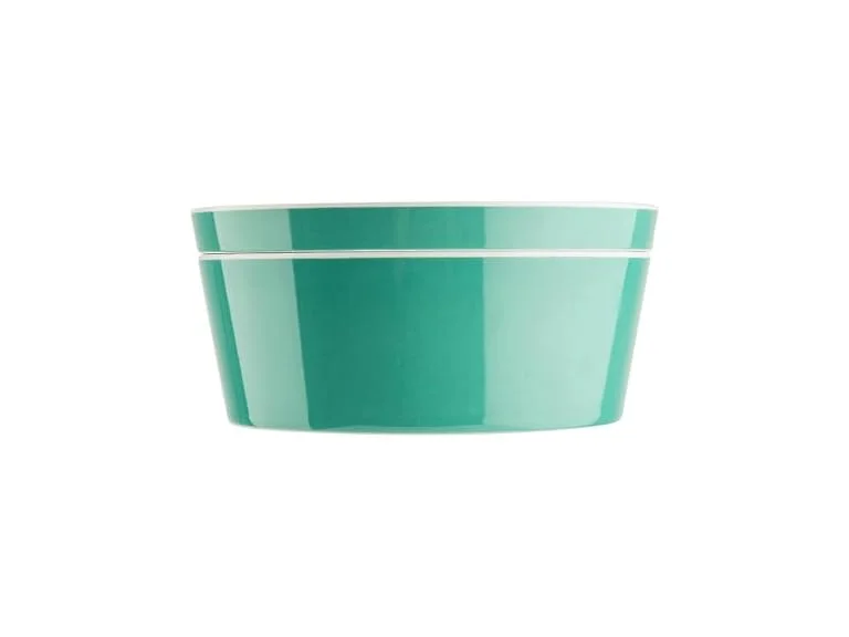 TableCraft Marvista Collection Round Stackable Bowl and Lid, 2.5 Qt 