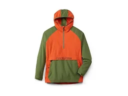 Field & Stream Men's Cloud Cover Nylon Anorak Jacket, Orange/Dark Olive, 3X-Large