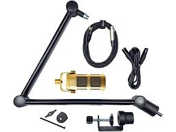 Sontronics STVCP-GLD Voicecasting Pack Podcast Microphone Set Gold