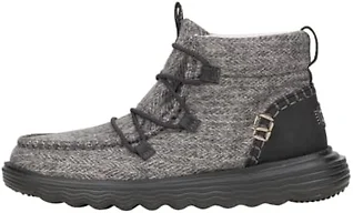 Hey Dude Womens Shoes, Reyes Heathered, Black, 41