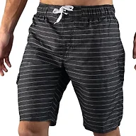 Kanu Surf Men's Flex Swim Trunks (Regular & Extended Sizes), Line Up Black, XX-Large