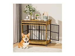 HugCoz 7001 HugCoz 32 Dog Crate Furniture Size M, Rustic