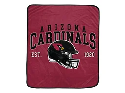 NFL Team Vintage Helmet Cozy Throw - Arizona Cardinals