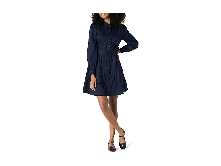 Amazon Essentials Women Tiered Shirt Dress