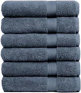 Bella 7011 6 Pack Bella 6 PC 100% Combed Cotton Towel Set N