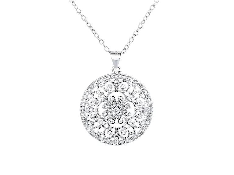 Sterling Silver Filigree Necklace