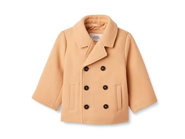 Amazon Essentials Boys Wool Blend Double Coat (4T)
