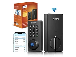 Philips DDL242X-1HW-MB WiFi Keypad Deadbolt Matt Blac