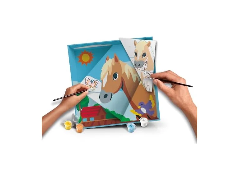 Ravensburger CreArt Do It Together: Horse Paint‑by‑Number Kit