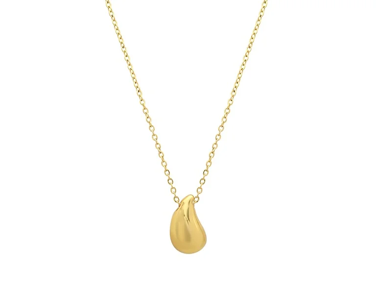 18K Gold Plated Teardrop Necklace