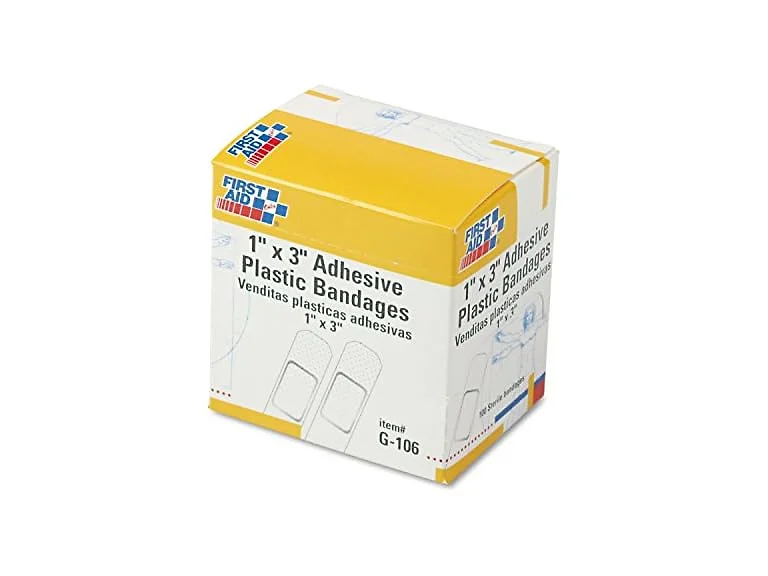 1" X 3" Adhesive Plastic Bandage