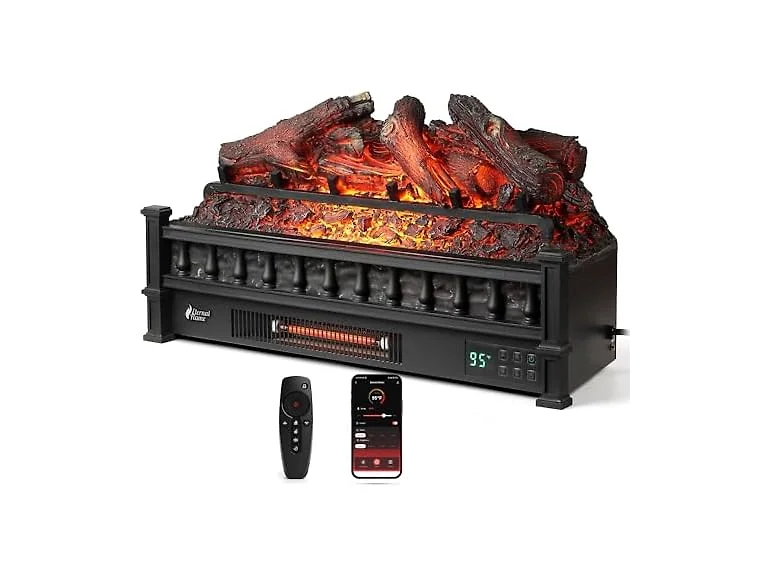 TURBRO 26-inch Smart Fireplace, Black