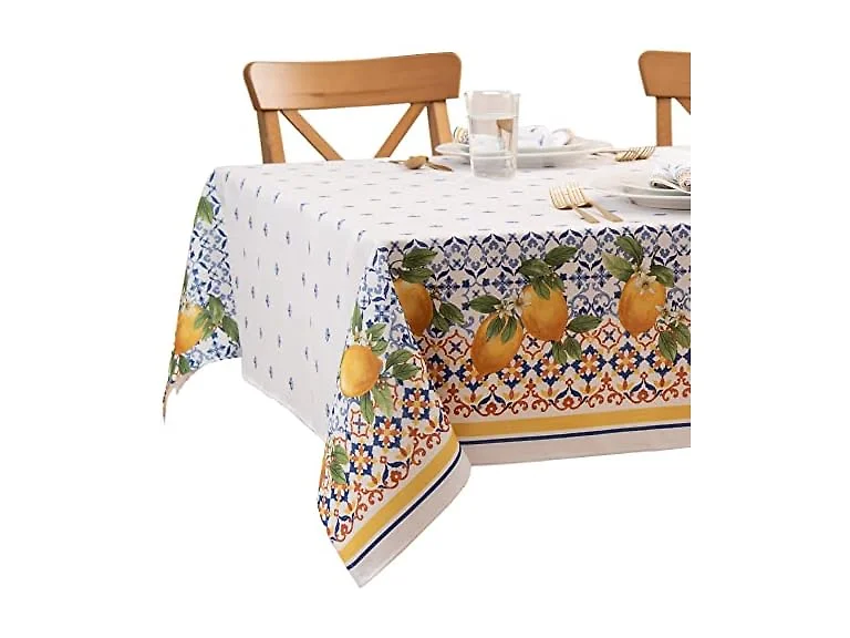 Elrene Home Capri Lemon Tablecloth