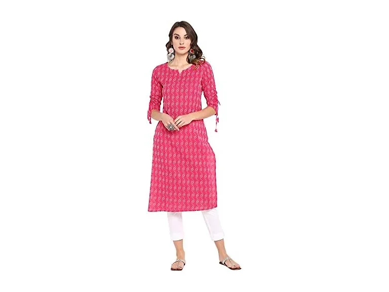 Janasya Women (3XL) Indian Women's Pure Kurta