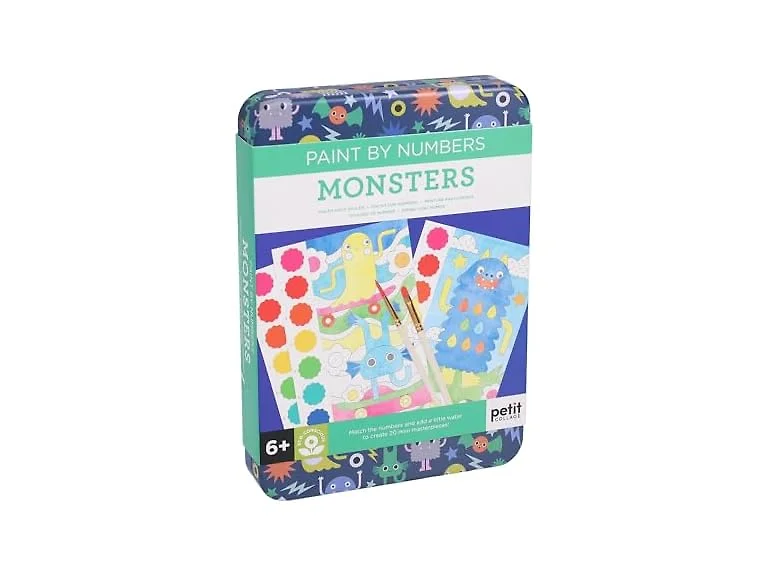 Petit Collage Paint by Numbers: Monsters
