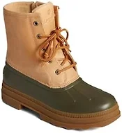 Sperry Women's Saltwater 2.0 Duck Boot, Green, 6.5