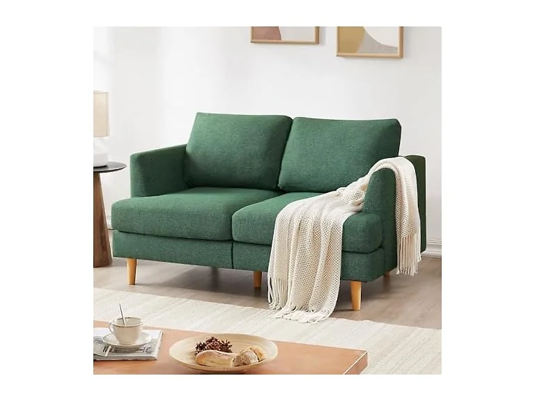 BFD Mid Century Loveseat 56in Green