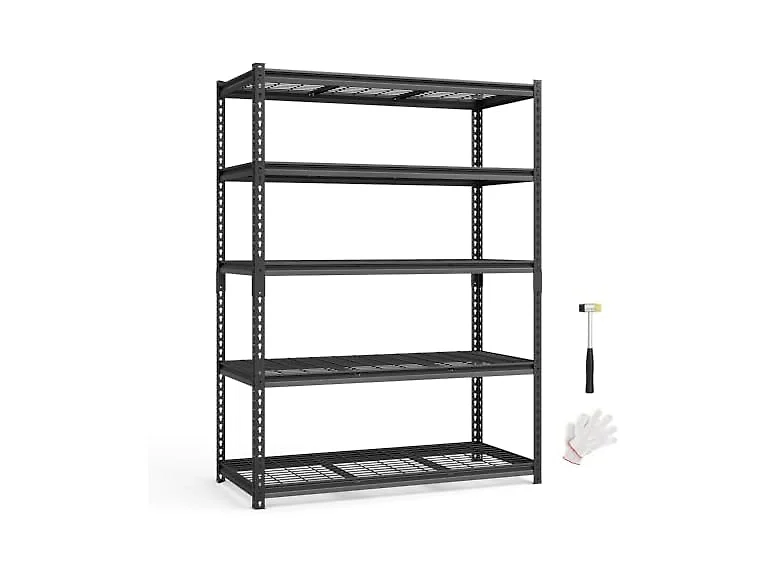 SONGMICS 5-Tier Steel Storage Shelves  2,200 lb Load