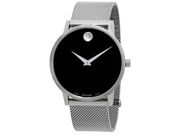 Movado Mens Swiss Museum Classic Mesh Watch