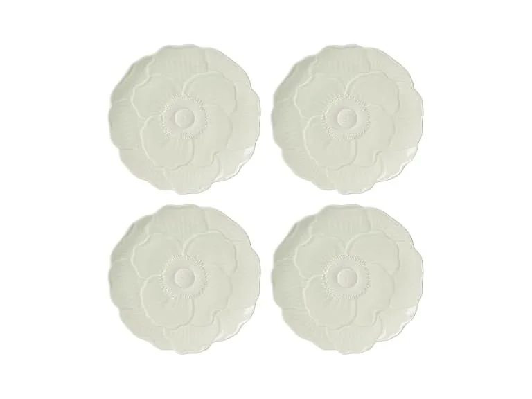 Lenox  Butterfly Meadow Floral Accent Plates, Green, Set of 4