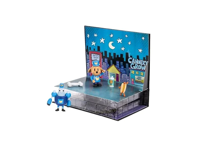 Dog Man 2.5" Figure Book Reveal Playset