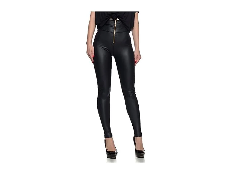 Cemi Ceri Women (S) J2 Love Zip Up Faux Leggings