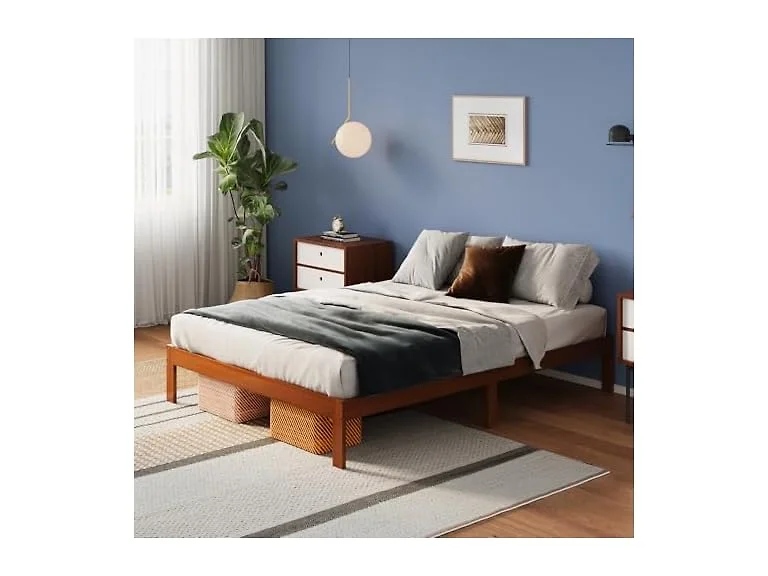 Avenco 12in Wood Platform Bed Queen