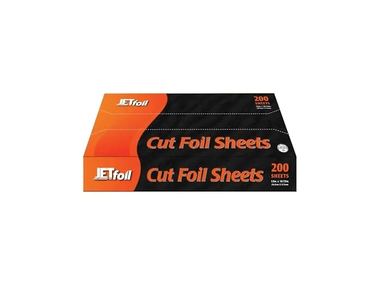 Precut Aluminum Foil Sheets 12 x 10.75 Inch Pop