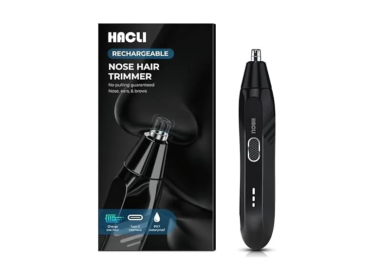 Nose Hair Trimmer for Men Women Electric Nose