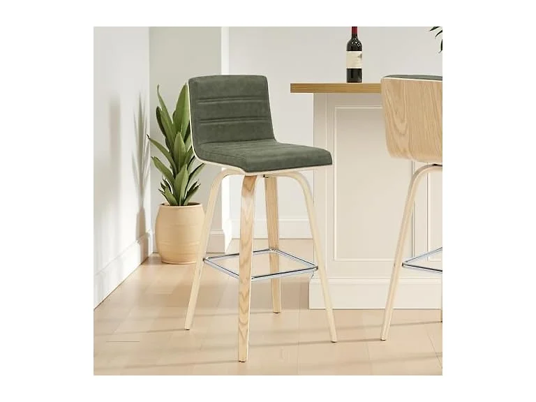 Armen Living Vienna Bar Height Bar Stool, Set of 2