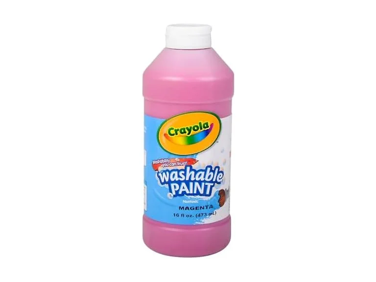 Crayola Washable Paint, Magenta, 16 Oz Bottle