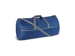 Amazon Essentials Extra Large Foldable Nylon Duffel Bag for Travel/Storage with Zippered Pockets, 32.4", 150L, 50-LBS Capacity, Navy Blue (Previously Amazon Basics)