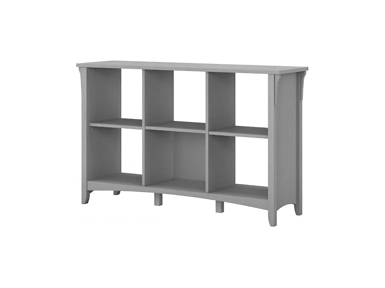 Bush Salinas 6 Cube Organizer Gray