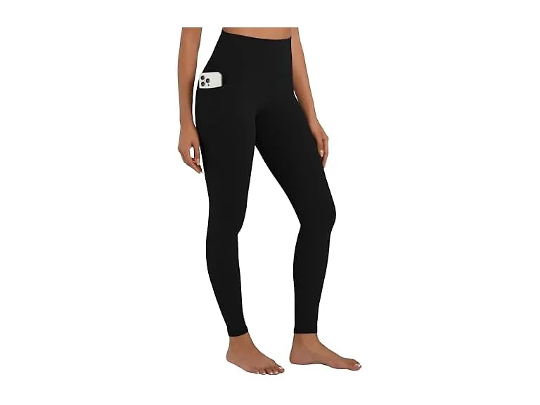 Sunzel Womens Leggings 28in S Black W/Pockets
