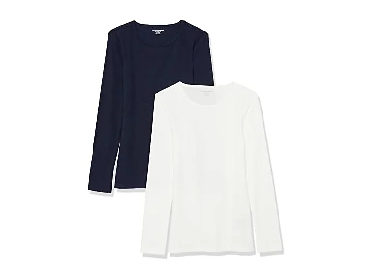 Amazon Essentials Women Slim-Fit Long Sleeve Top