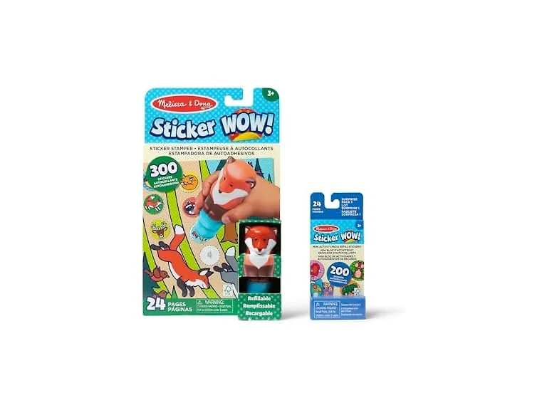 Melissa & Doug Sticker Wow!? Fox Bundle