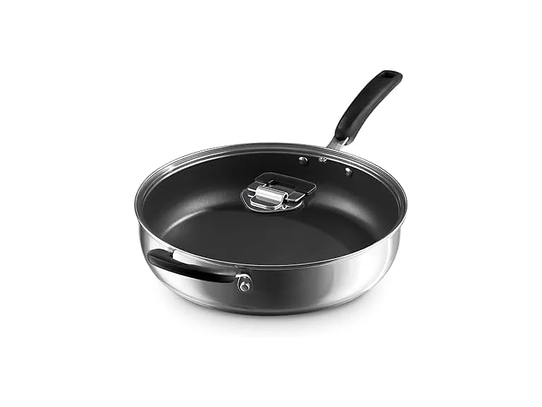 DASH Zakarian x TruPro® Stainless Steel Sauté Pan with Lid :Your Choice