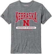 JanSport NCAA Officially Licensed Pregame Short Sleeve T Shirt for Men, Soft & Breathable Triblend Crewneck T Shirt with Graphic Detailing, Everyday University Fan Apparel