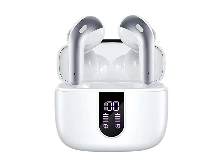 TAGRY Bluetooth Headphones White